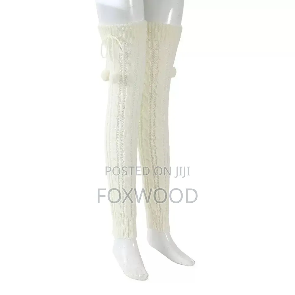 Knitted Thick Leg Warmers Pair
