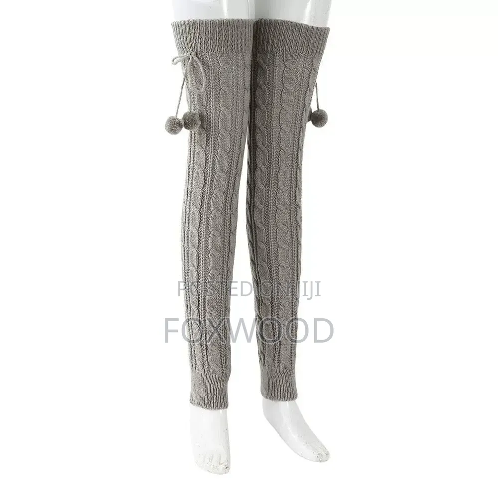 Knitted Thick Leg Warmers Pair