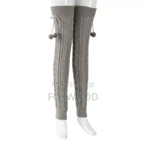 Knitted Thick Leg Warmers Pair