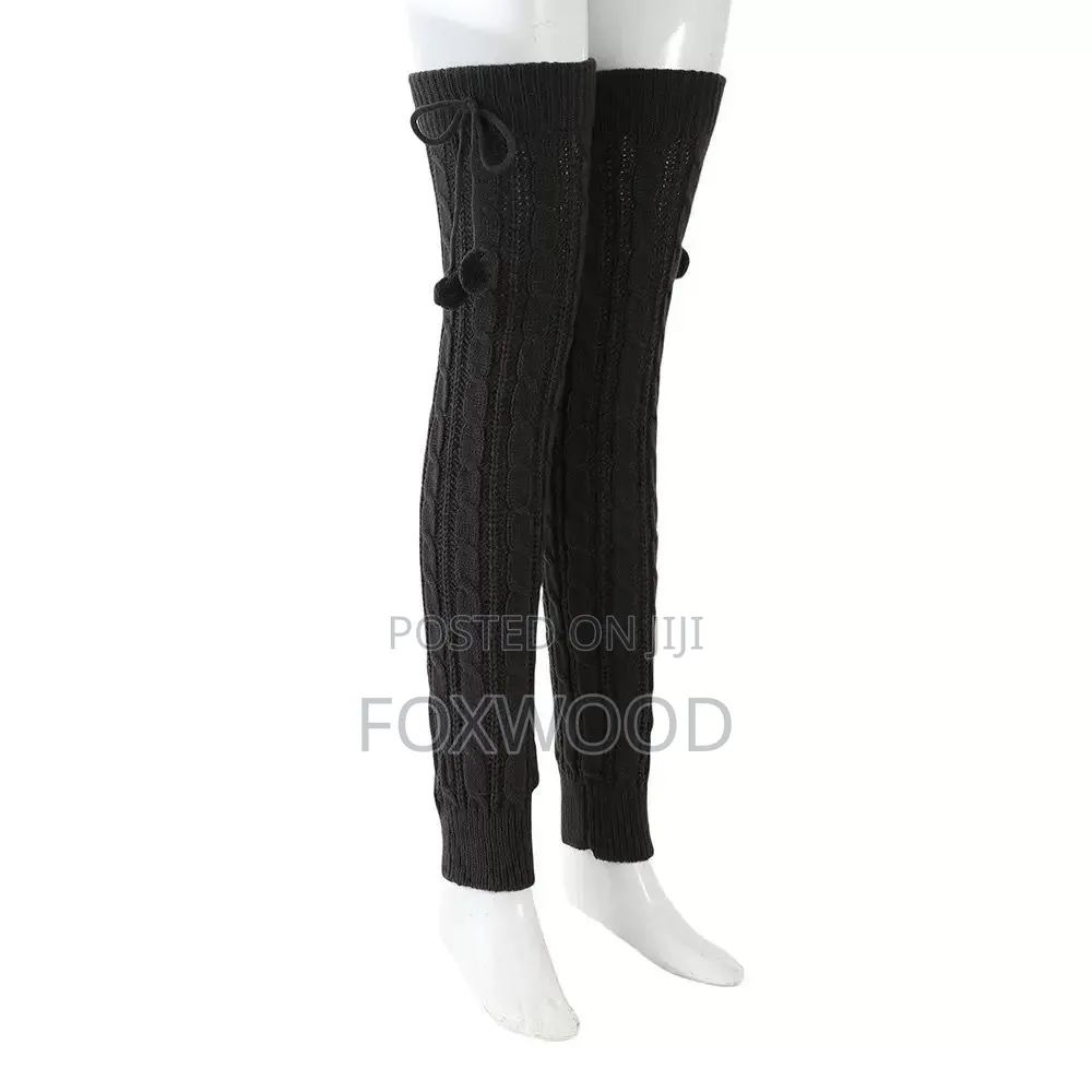 Knitted Thick Leg Warmers Pair