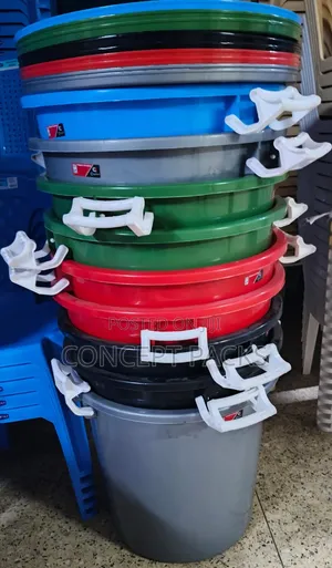 Waste Bin 100ltr Heavy Duty With Side Clips
