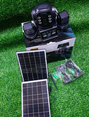 Smart Solar Security Camera Kit With Dual Solar Charging