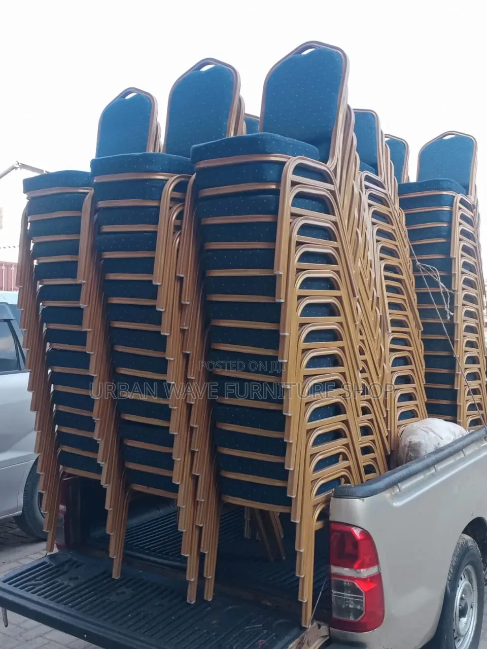 Readymade Blue Church Chair