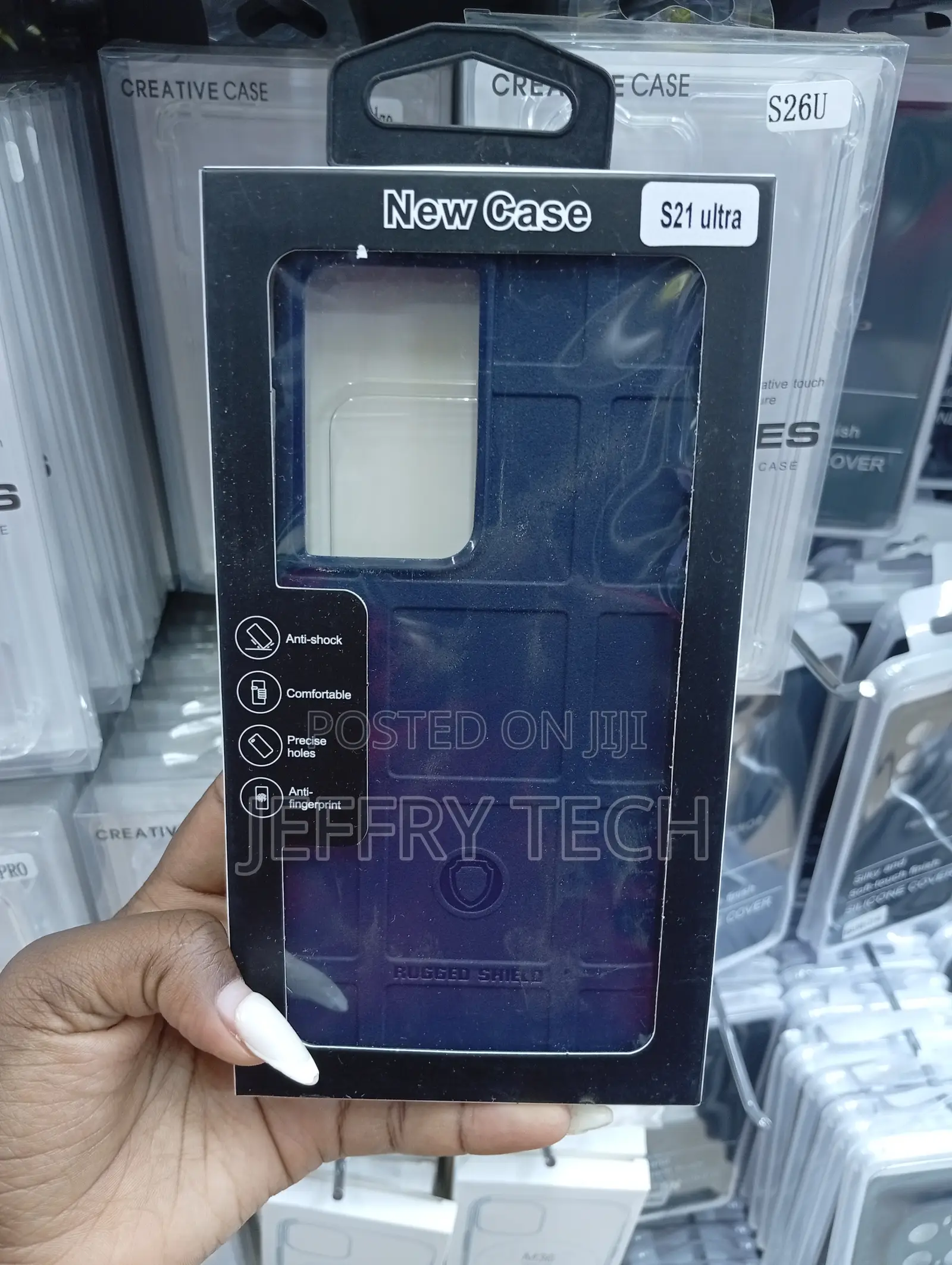 Samsung Galaxy S21 Ultra Magazine-Inspired Textured Design Case