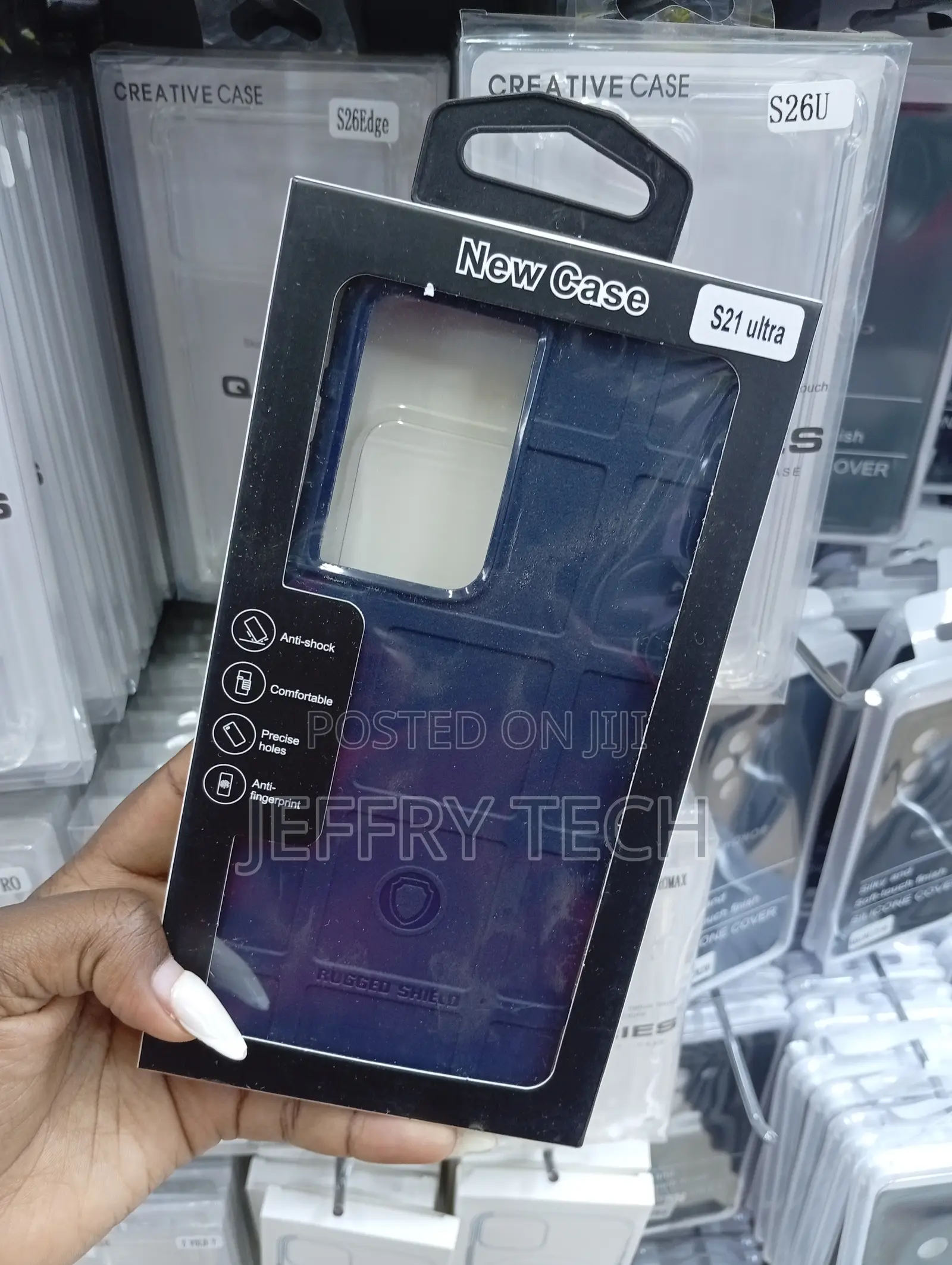 Samsung Galaxy S21 Ultra Magazine-Inspired Textured Design Case