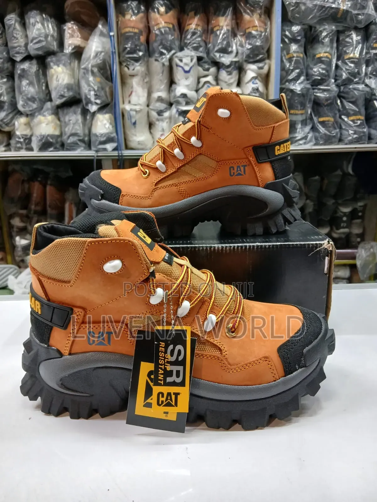 Caterpillar Invader Boots