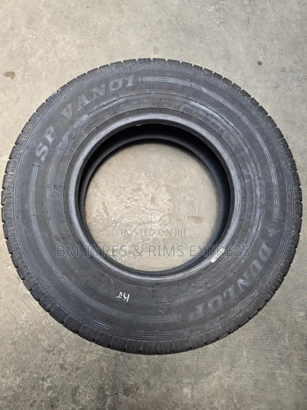195 R14 Dunlop Tyres (Thailand)