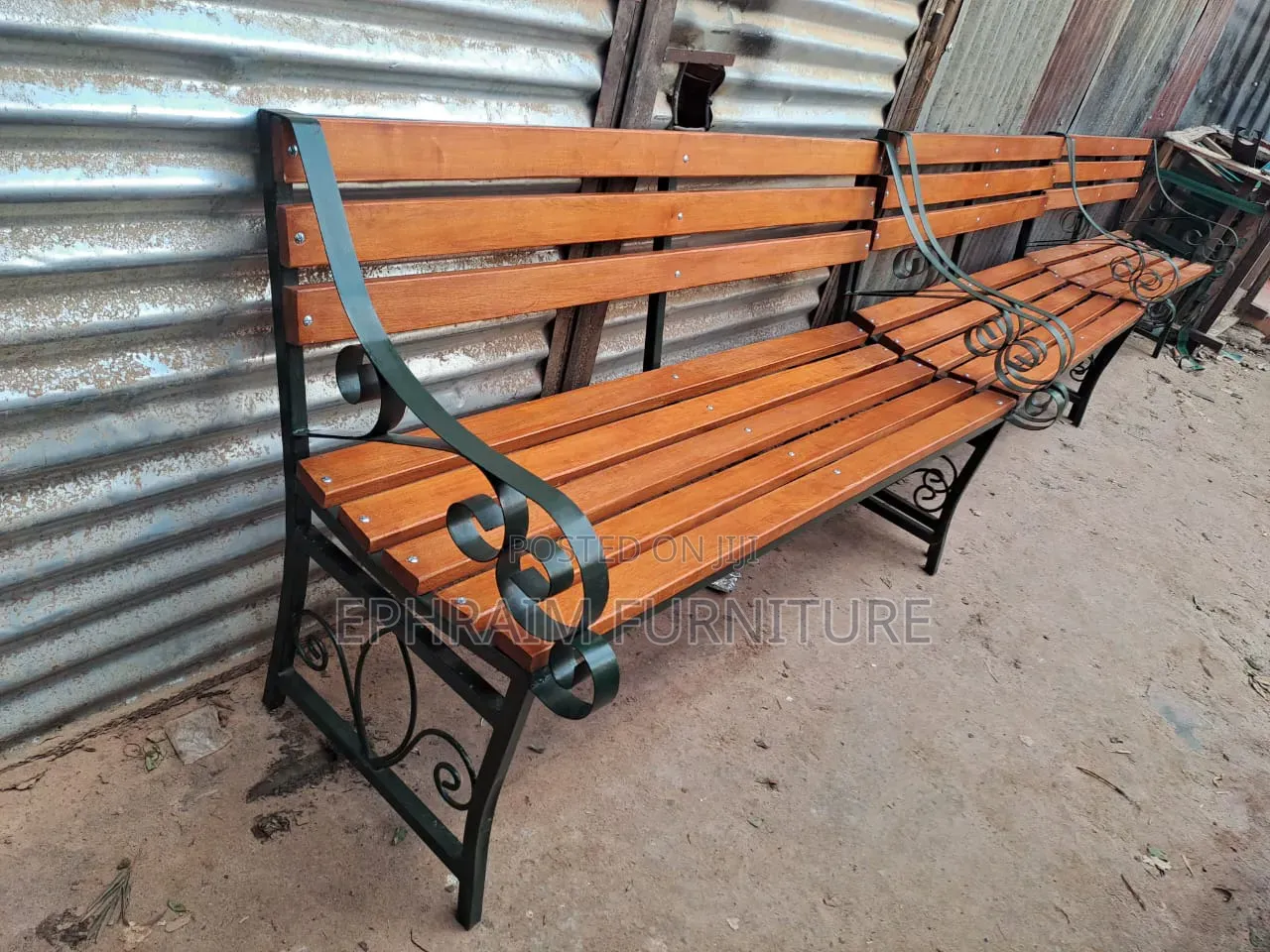 Wooden Metallic Bench for Sale in Nairobi