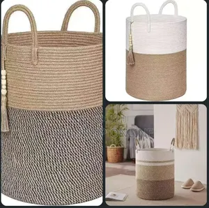 Wooven Decorative Laundry/Toys Basket