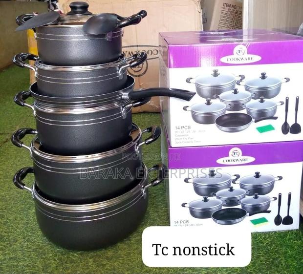 *Original Tc Nonstick Sufurias*
*Tc 14pcs Nonstick Cookware*