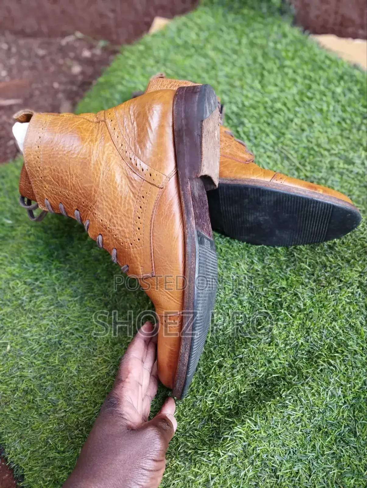 Brown Leather Boots