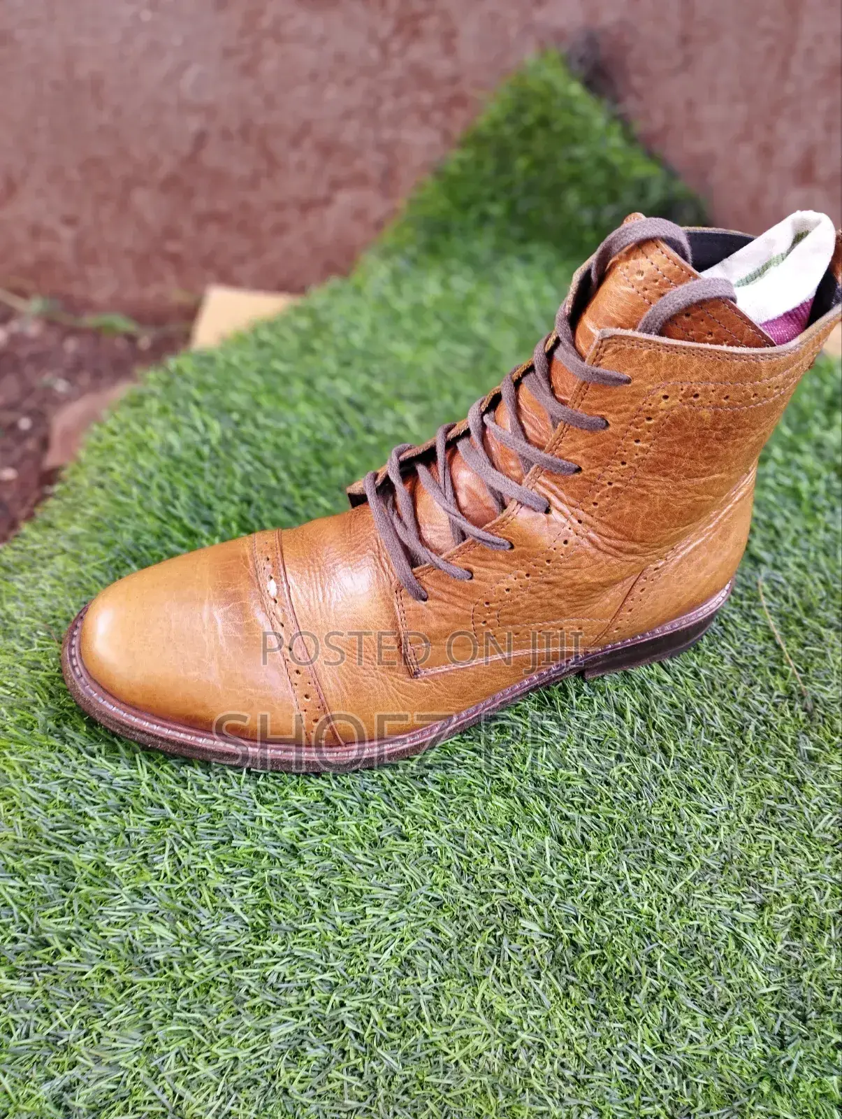 Brown Leather Boots