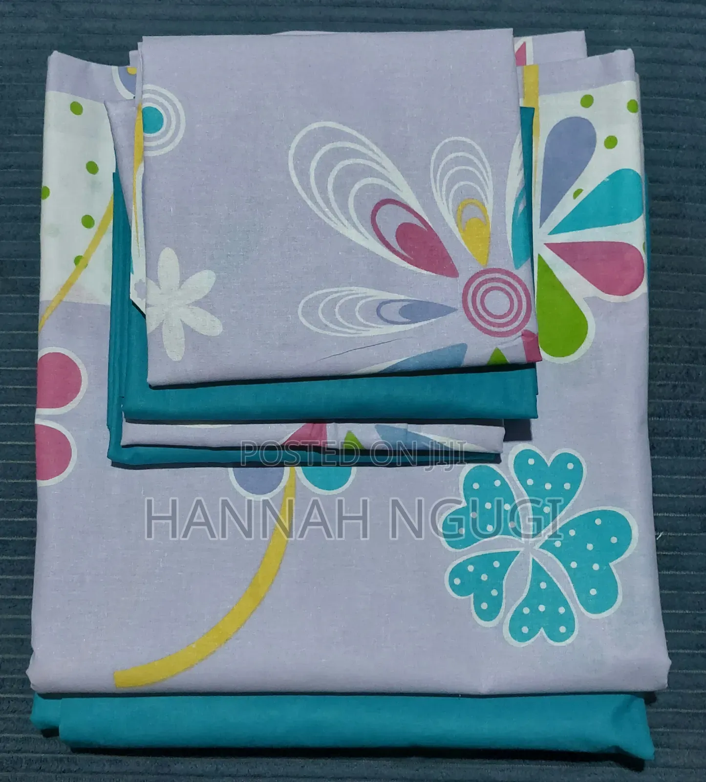Premium Pure Cotton Bedsheets (7×8) : 2 Bedsheets 4 Pillow Cases