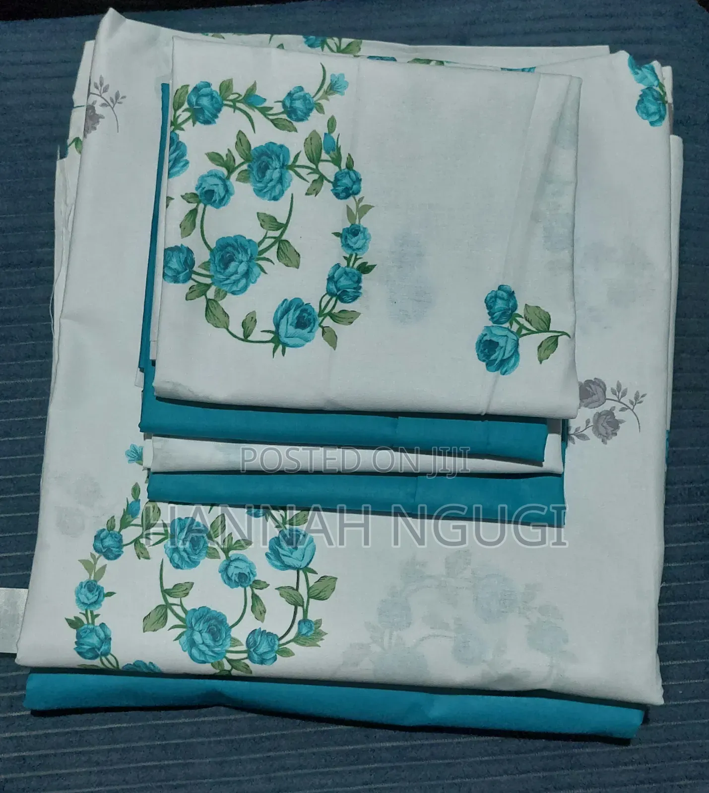 Premium Pure Cotton Bedsheets (7×8) : 2 Bedsheets 4 Pillow Cases