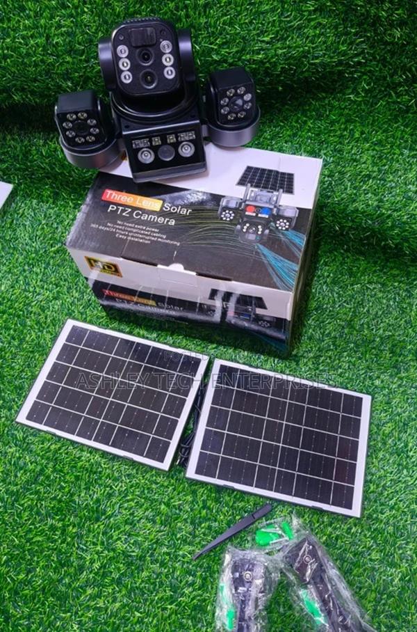 V380pro Smart Solar CCTV Camera – Dual Lens 4g Outdoor Camera.