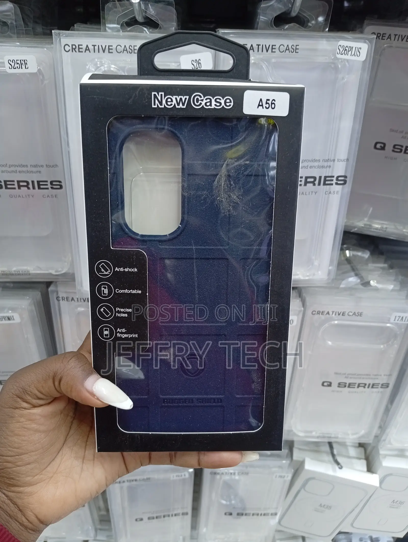 Samsung Galaxy A56 Matte Frosted Feel, Fingerprint-Resistant Case