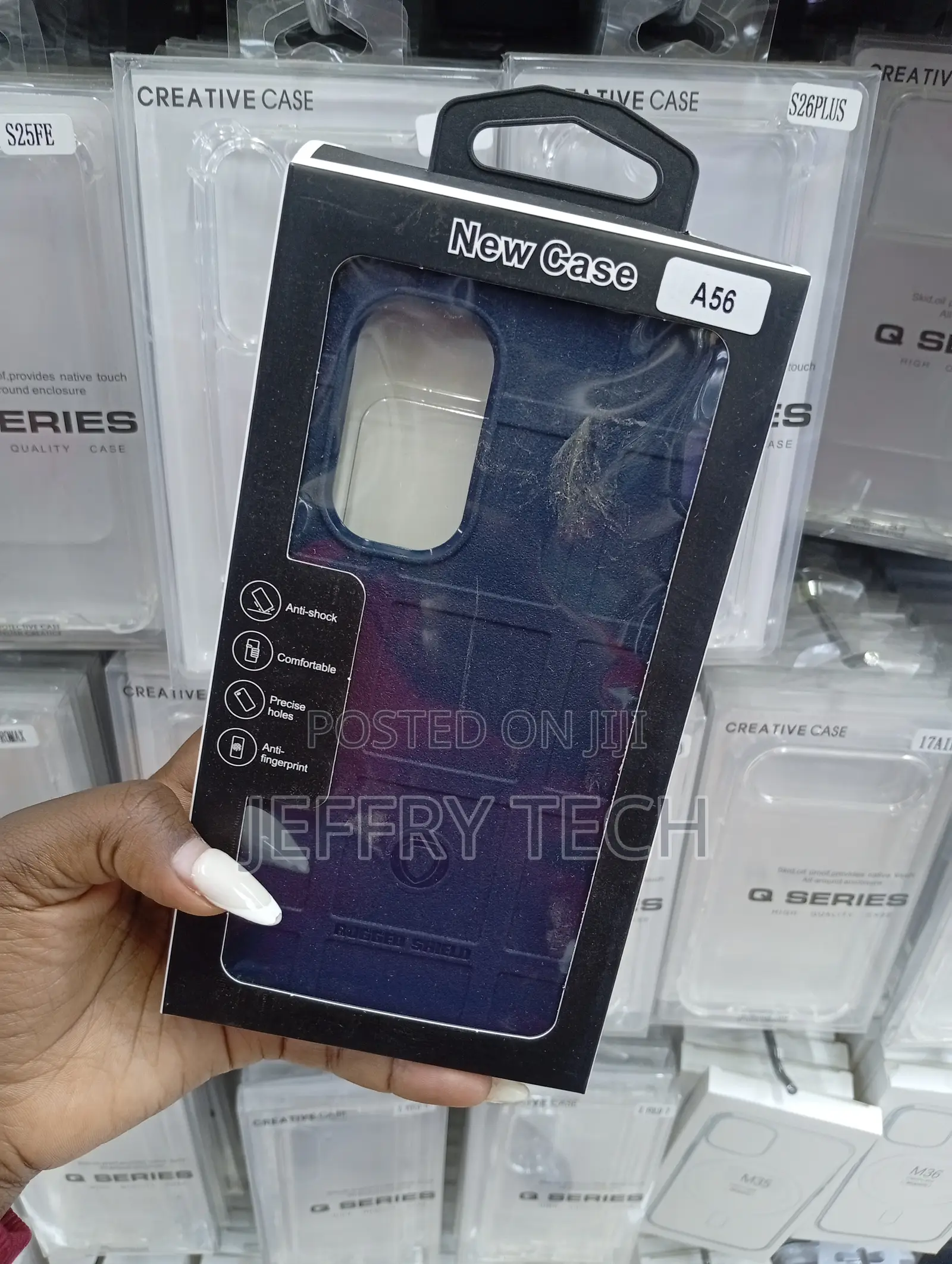 Samsung Galaxy A56 Matte Frosted Feel, Fingerprint-Resistant Case