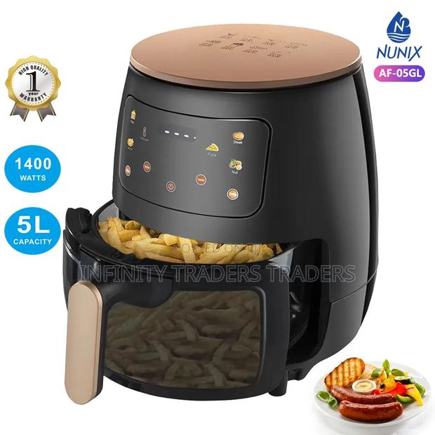 Nunix 1400w 5litres Air Fryer