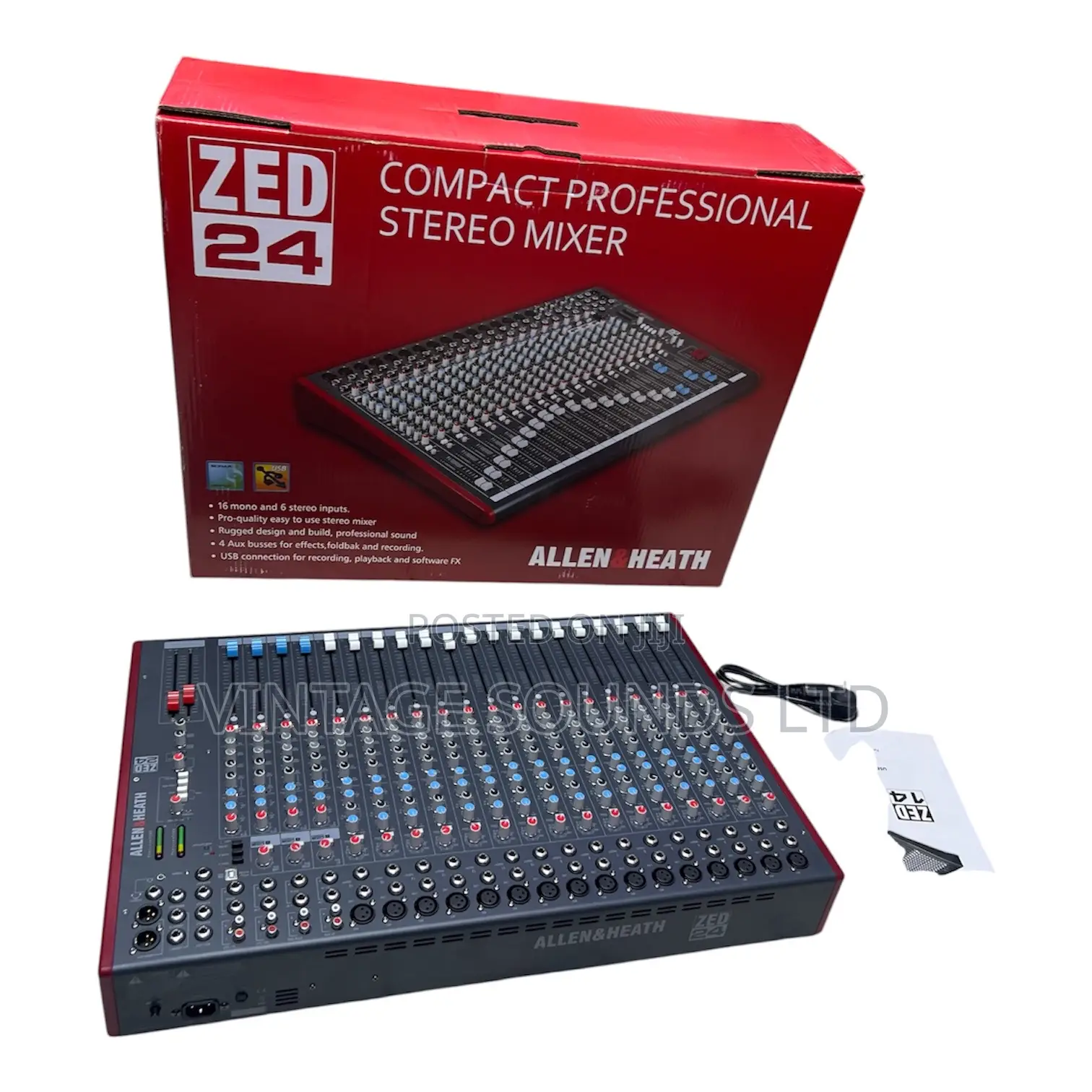 Allen Heath Zed-24: Professional Mixer Production Interface