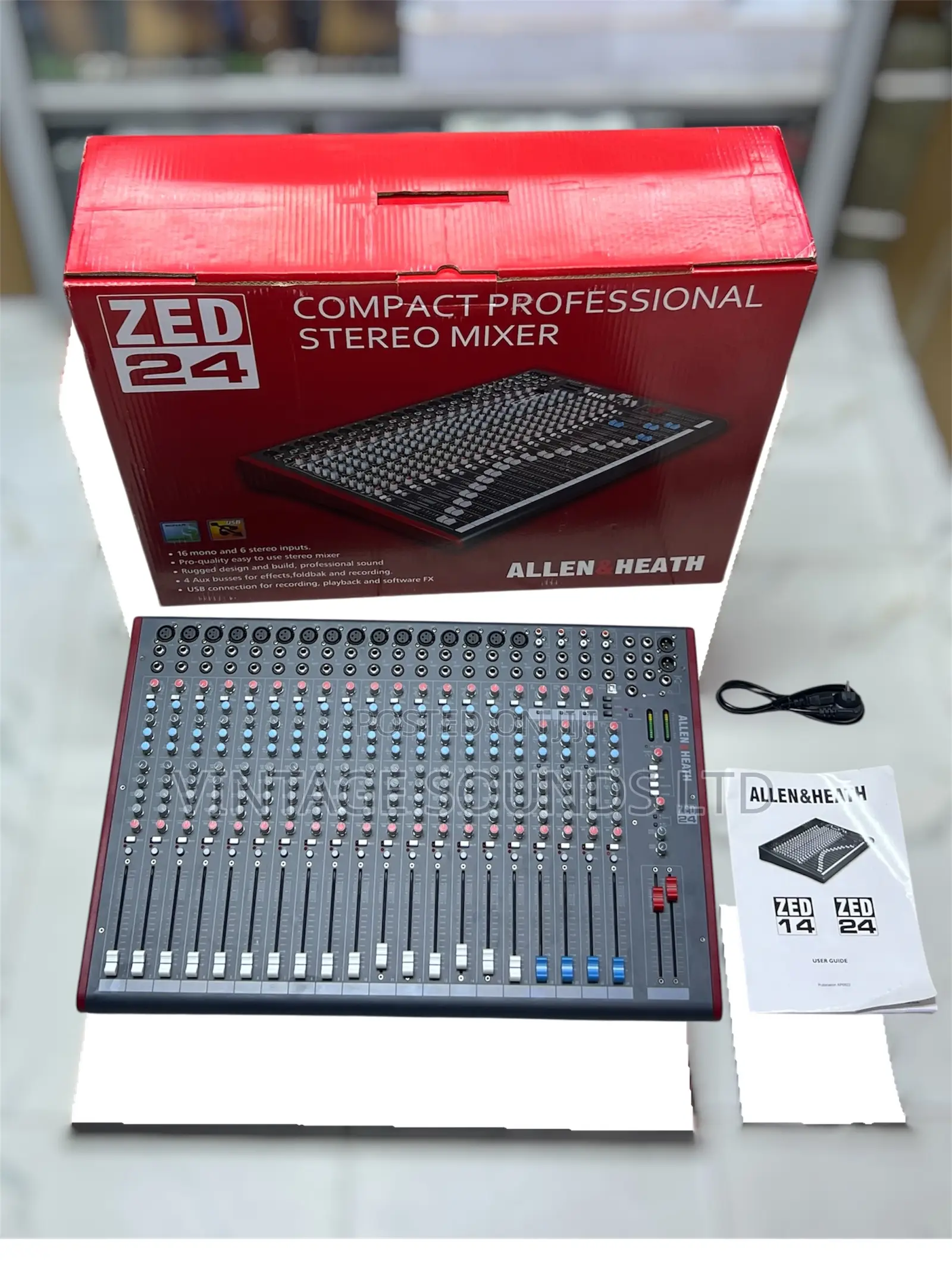 Allen Heath Zed-24: Professional Mixer Production Interface