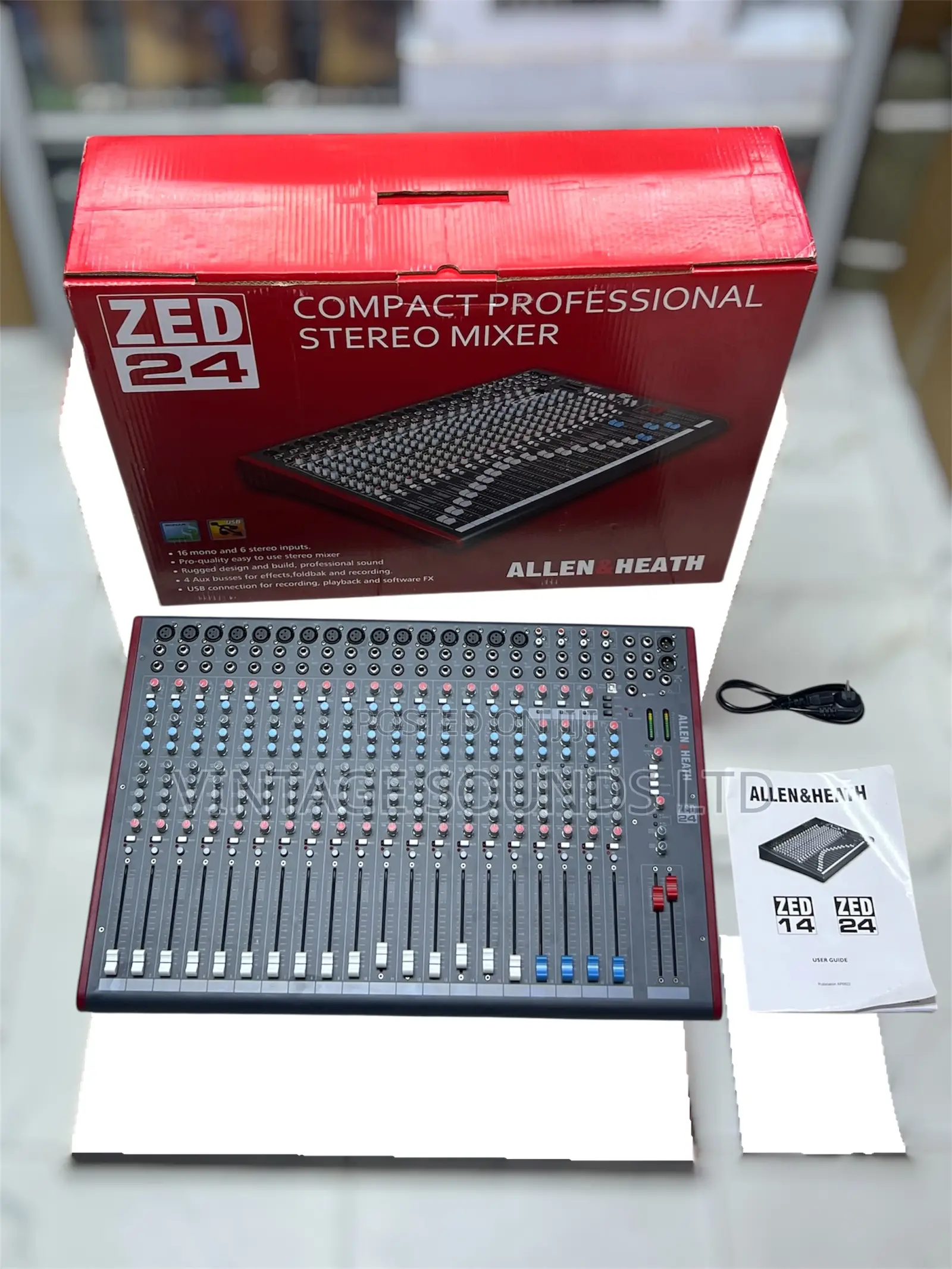 Allen Heath Zed-24: Professional Mixer Production Interface