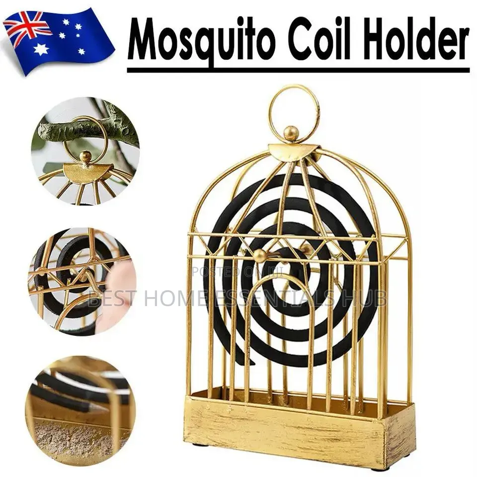 New Mosquito Coil Holder Bird Cage