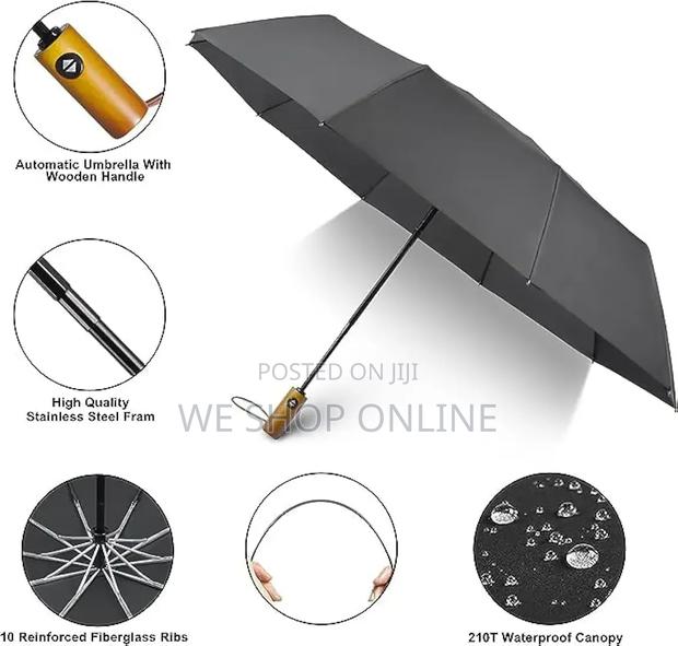 Large Reinforced Automatic Umbrella