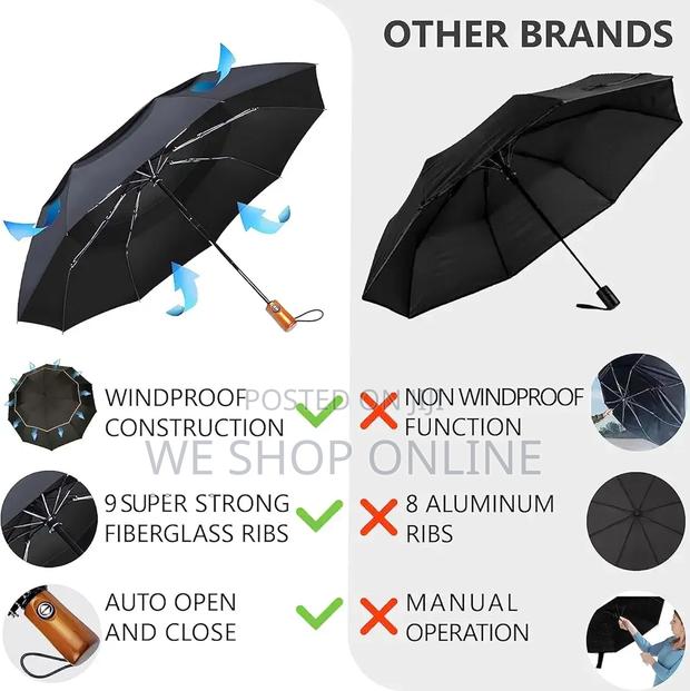 Large Reinforced Automatic Umbrella - thumbnail 3