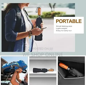 Large Reinforced Automatic Umbrella
