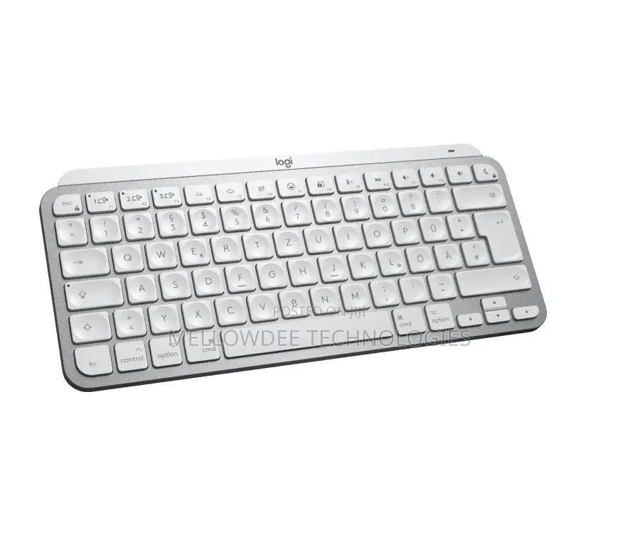 Logitech Mx Keys Mini for Mac Bluetooth Illuminated Keyboard Pale Grey
