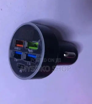 5 Ports Usb Type C Car Charger