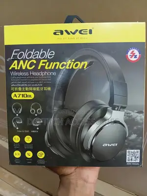 The Awei A710bl Foldable Anc Wireless Headphones