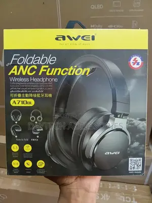 Awei Awei A710bl Bluetooth Headphones - Anc 300mah Battery - Black