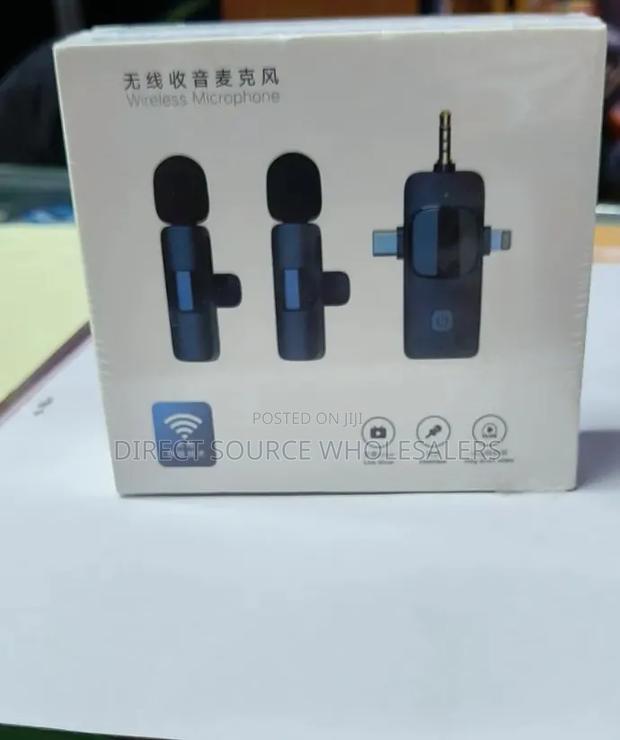  Professional Lavalier Microphone With Noise Reduction
 Clip-On.