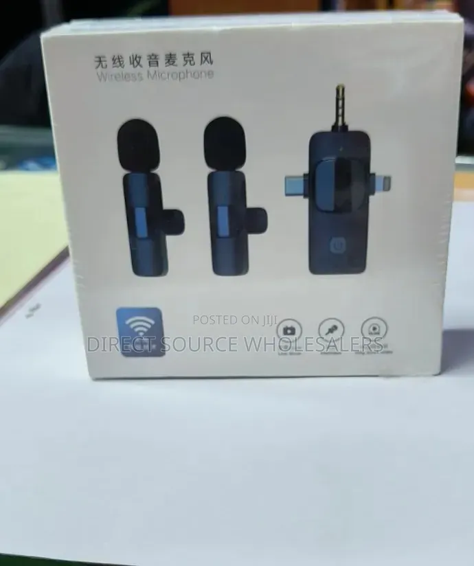  Professional Lavalier Microphone With Noise Reduction
 Clip-On.