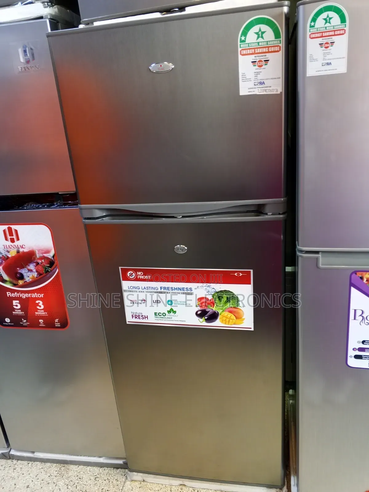 Tlac No Fros Double Door Fridge
