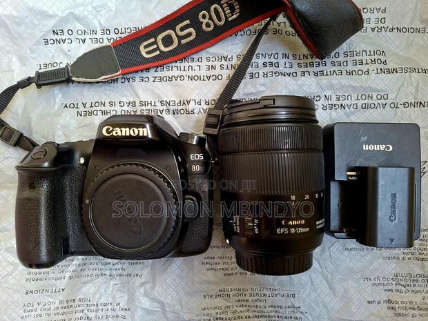 Canon Eos 80d Camera+Lens+Battery