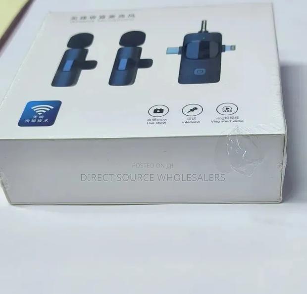  3-in-1 Lavalier Mic for Android, iPhone Camera
 Portable - thumbnail 2