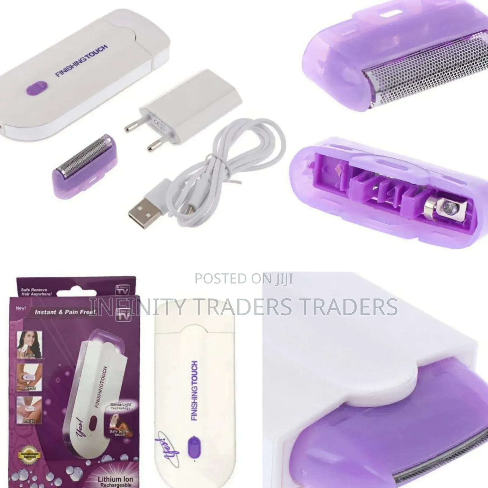 Electric Face Body Painless Hair Remover