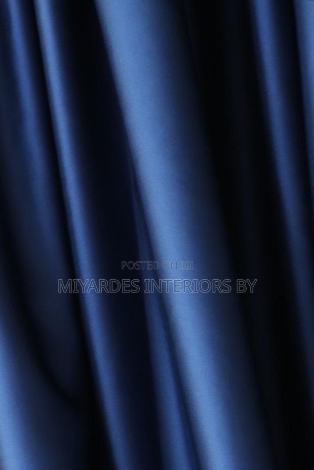 Navy Blue Blackout Curtains: Custom Made Elegance for Modern Interiors - thumbnail 3