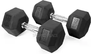 15kg Dumbells - Hexagonal Dumbell - Pair(2)