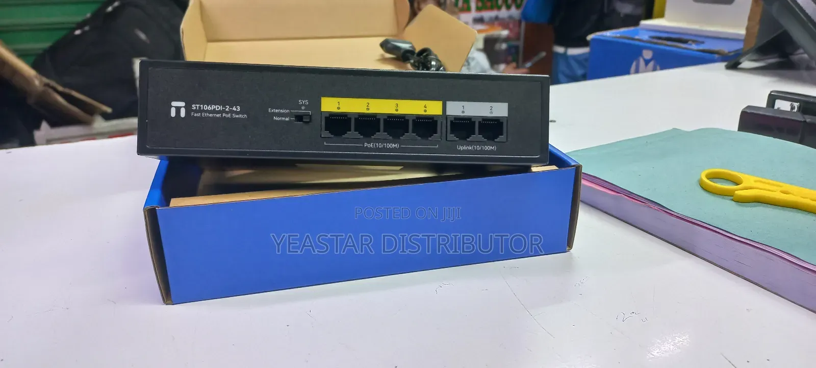 Netis St106pdi-2-43 Fast Ethernet Poe Switch,