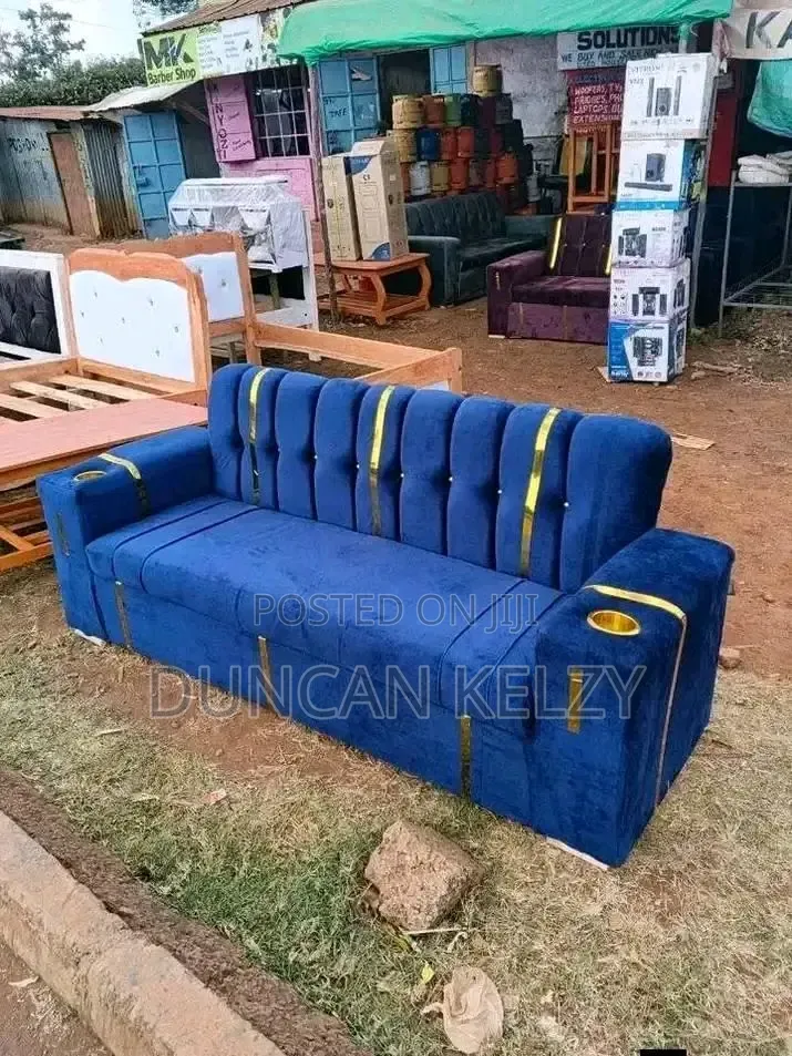 Blue Soft Sofa