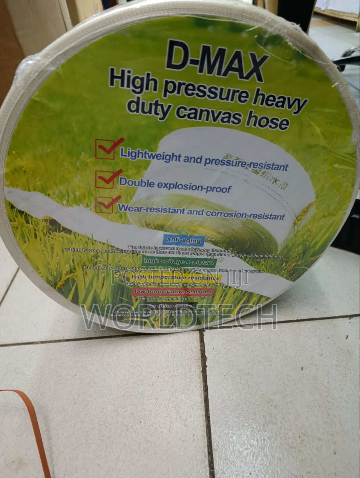 2" 100m Canvas Delivery Pipe/ 2" 100m Heavy Duty Canvas Pipe