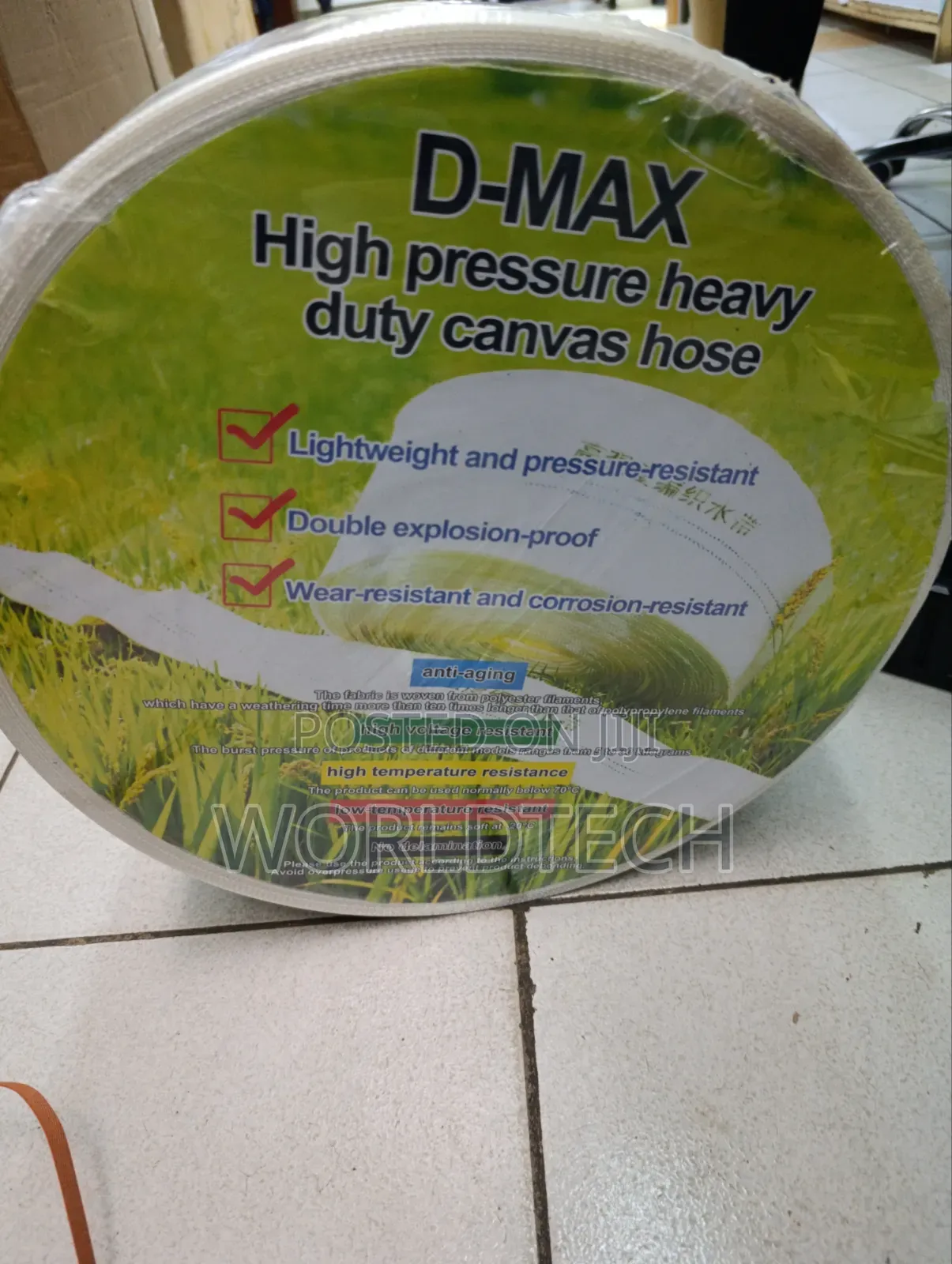 2" 100m Canvas Delivery Pipe/ 2" 100m Heavy Duty Canvas Pipe