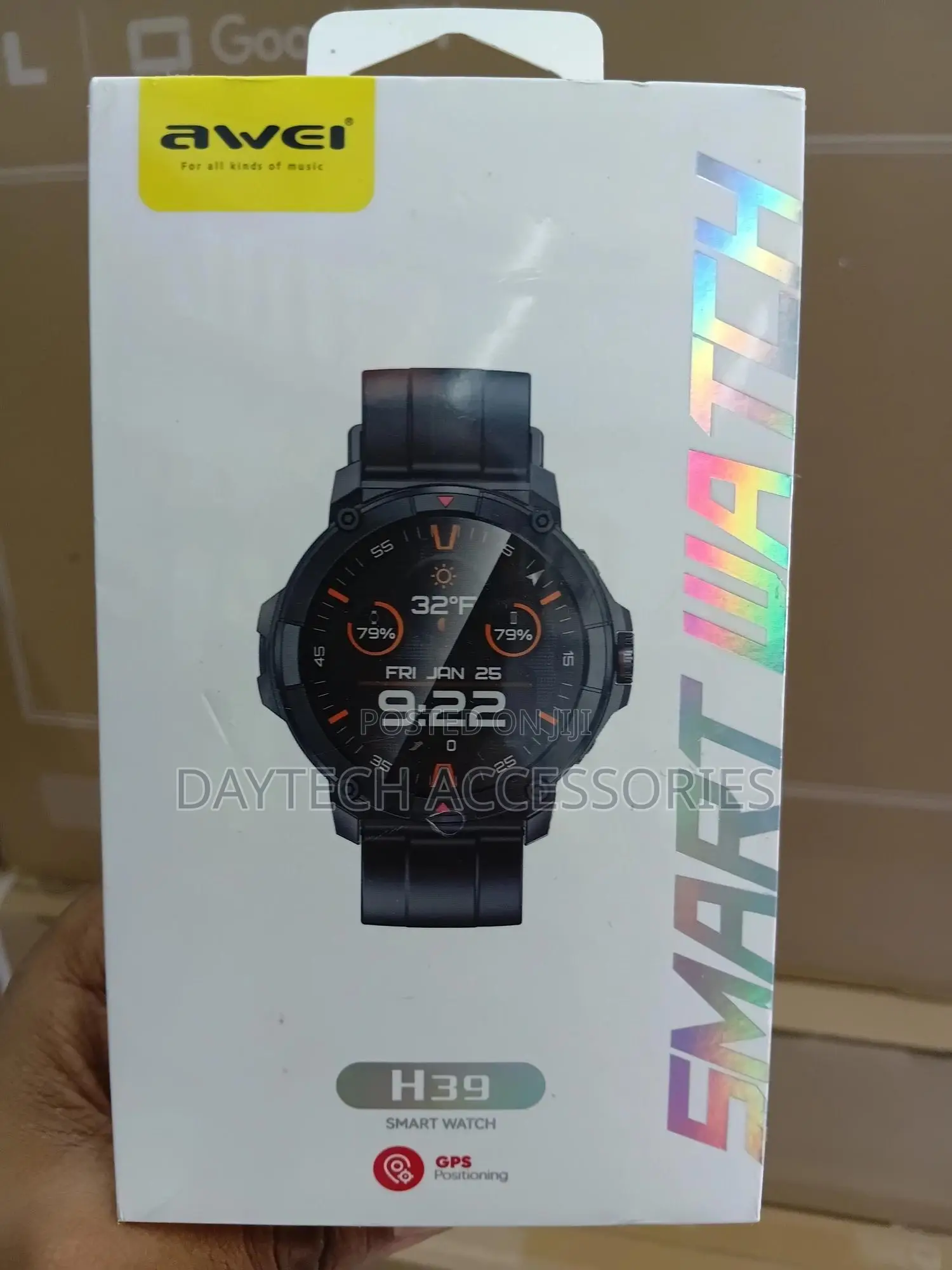 The Awei H39 Smart Watch - Black