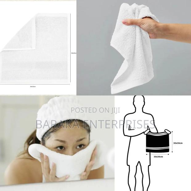 *6pc Combo White Face Towels