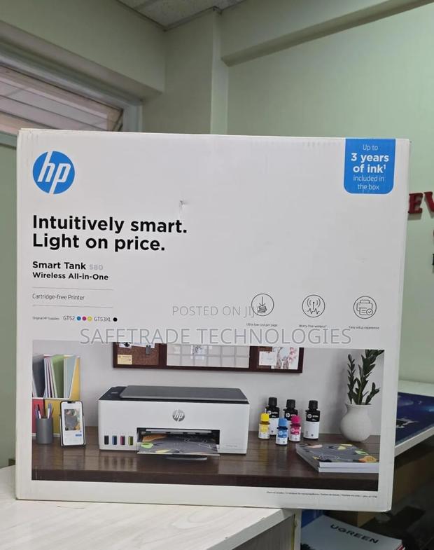 Hp Smart Tank 580 All in One Printer