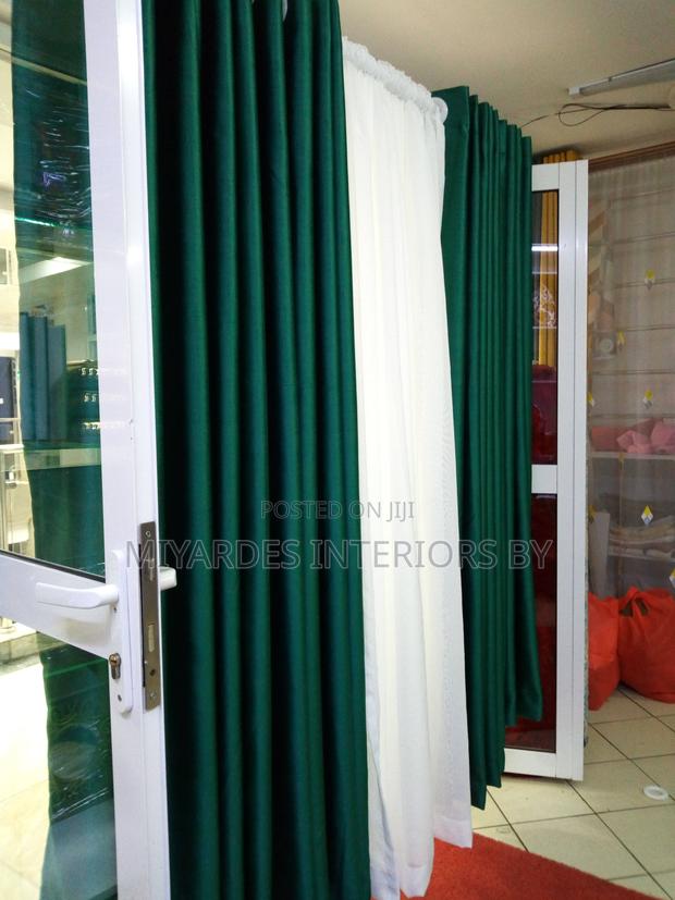 Emerald Green Blackout Curtains: Custom Made Luxury Finish - thumbnail 3
