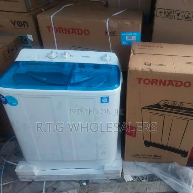 12kg Tornado Twin Tub Semi-Automatic Washer